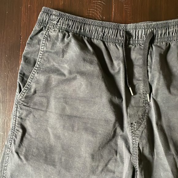 Navy Men's AE American Eagle Flex Trekker Woven Cotton Joggers In Size Small - Picture 3 of 13